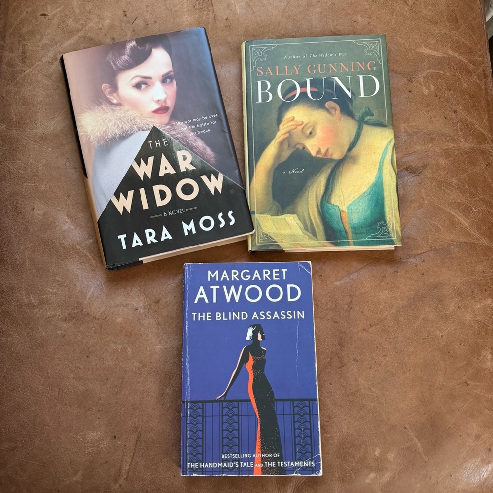 Lot of 3 Historical Fiction Novels Books